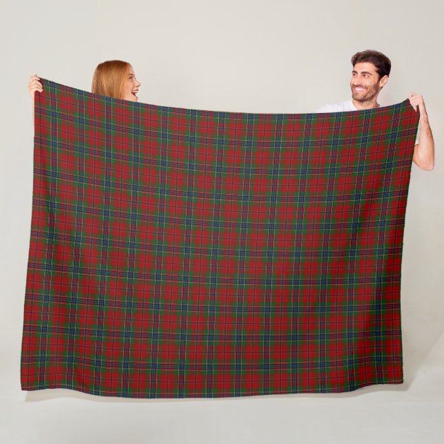 Couverture Polaire Maclean Tartan Scottish Modern MacLean de Duart (En situation)