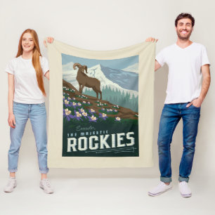 Couverture Polaire Macy's Flower Show Rockies