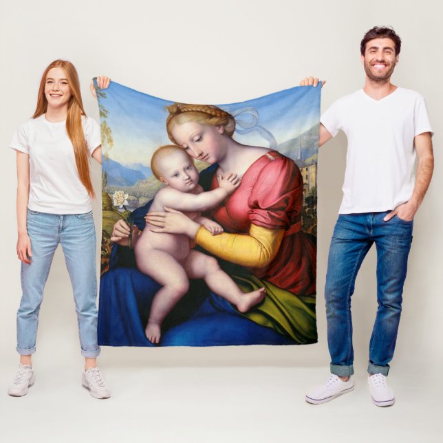 Couverture Polaire Madonna et l'enfant (En situation)