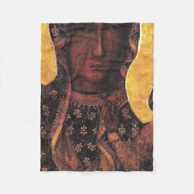 Couverture Polaire Madonna Noire Pologne Notre Dame De Czestochowa (Devant)