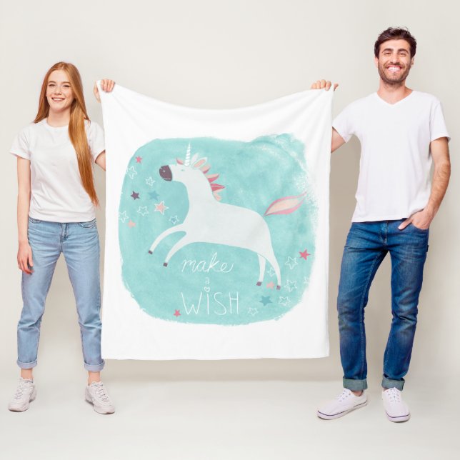 Couverture Polaire Magic Unicorn Squad - Faites un voeu (En situation)