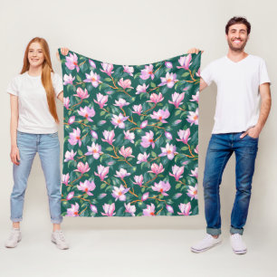 Couverture Polaire Magnolia en floraison