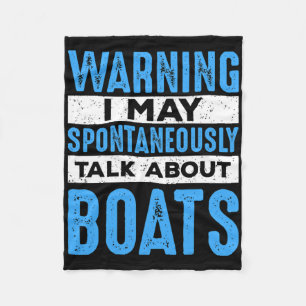 Couverture Polaire Mai Parler Spontanément De Amateurs De Bateau Funn