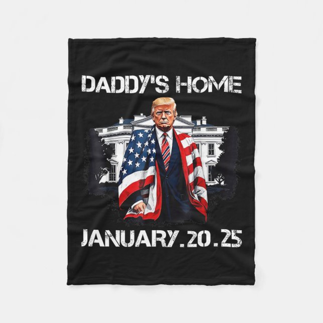 Couverture Polaire Maison Blanche de Trump Daddy (Devant)