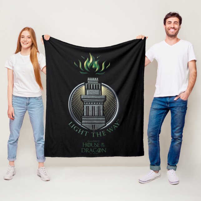 Couverture Polaire MAISON DU DRAGON | House Hightower Sigil (En situation)