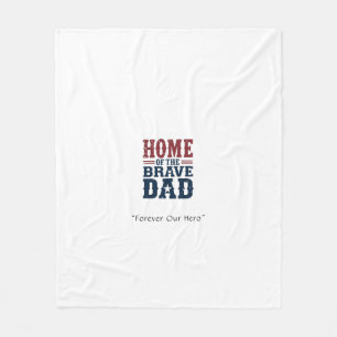 Couverture Polaire Maison du Tapis Papa Brave – Cadeau personnalisé