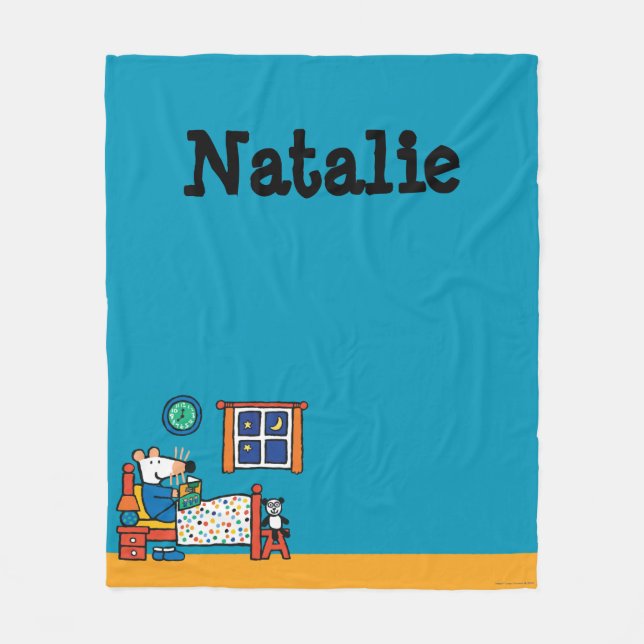 Couverture Polaire Maisy Ready pour les pyjamas Bed Blue (Devant)