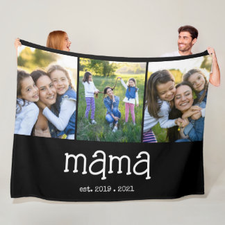 Couverture Polaire Mama a établi une photo moderne 3