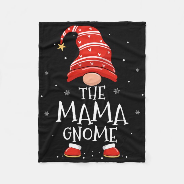 Couverture Polaire Mama Gnome Xmas Family Matching Funny Christmas Gn (Devant)