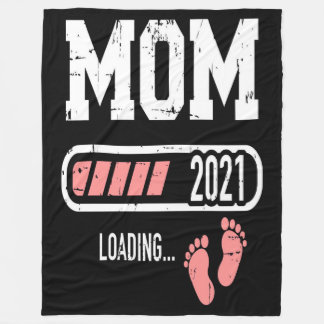Couverture Polaire Maman 2021 chargement_| Jovely Mommy Cadeau