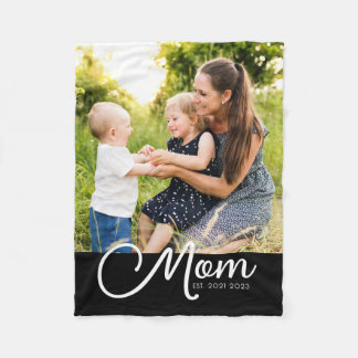 Couverture Polaire Maman a établi un script photo noir