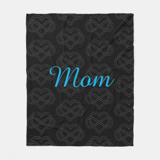 Couverture Polaire Maman Blanche en polaire