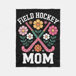 Couverture Polaire Maman de hockey sur gazon drôle de hockey sur gazo