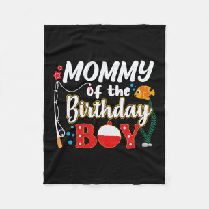 Couverture Polaire Maman De L'Anniversaire Garçon Pêche Famille Corre