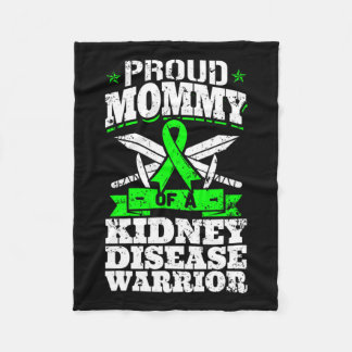 Couverture Polaire Maman D'Un Guerrier De Maladie Du Rein Sensibilisa