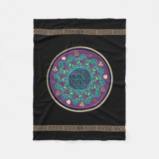 Couverture Polaire Mandala celtique de fractale