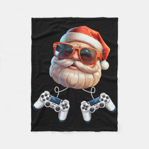 Couverture Polaire Manette de jeu vidéo Noël joueur de jeux vidéo pas