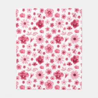 Couverture Polaire manta flores