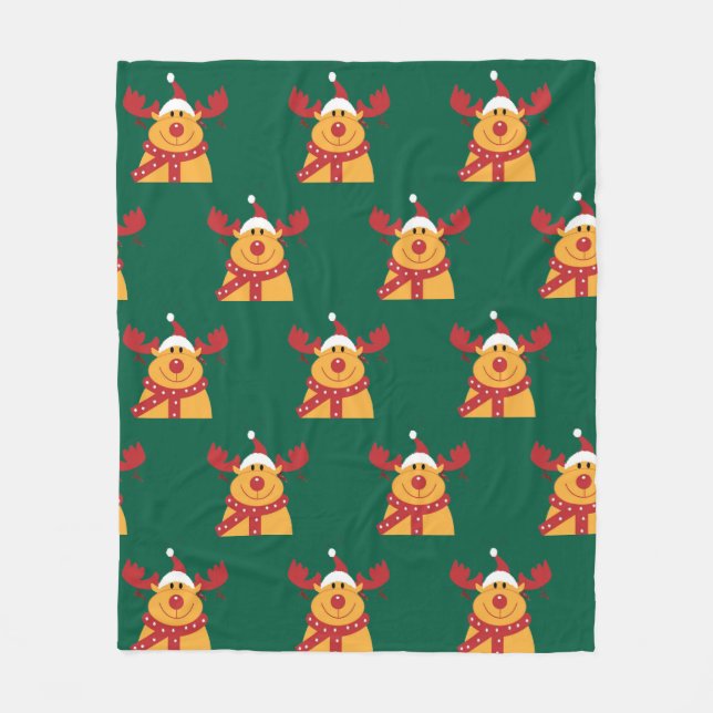 Couverture Polaire Manta Polar "Reno Nariz Roja" (Devant)