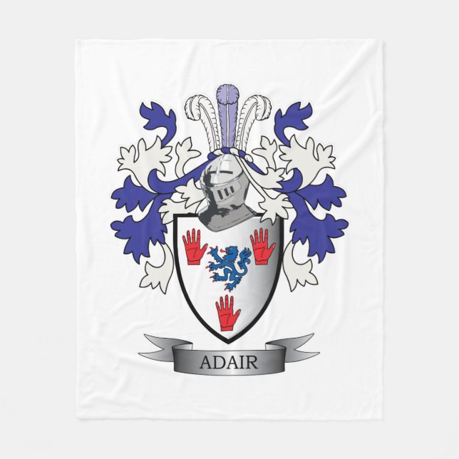 Couverture Polaire Manteau de crête de famille d'Adair des bras (Devant)