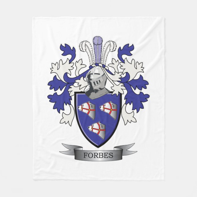 Couverture Polaire Manteau de crête de famille de Forbes des bras (Devant)