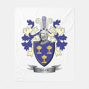 Couverture Polaire Manteau de crête de famille de Shaw des bras