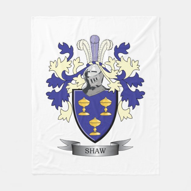 Couverture Polaire Manteau de crête de famille de Shaw des bras (Devant)