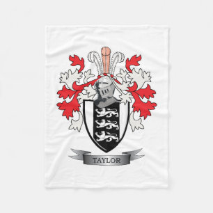 Couverture Polaire Manteau de crête de famille de Taylor des bras