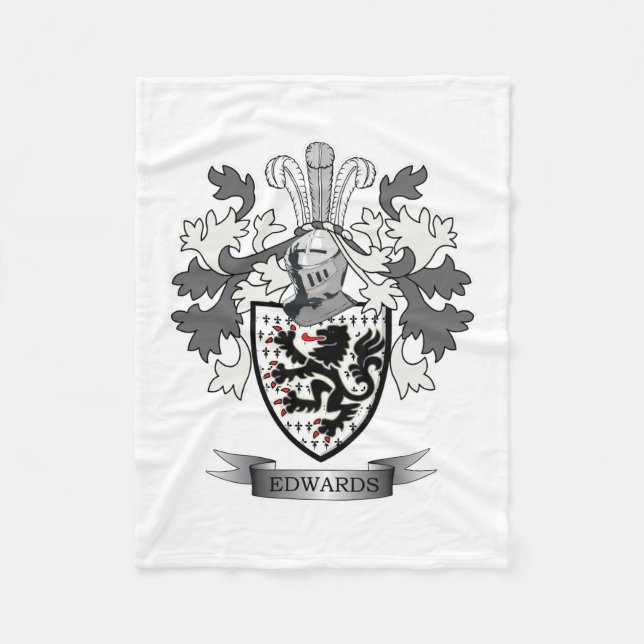 Couverture Polaire Manteau de crête de famille d'Edwards des bras (Devant)
