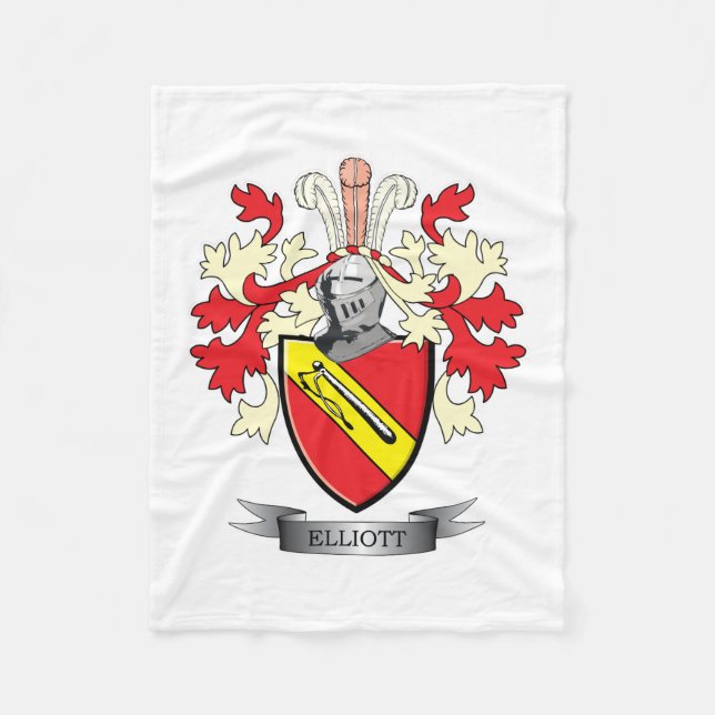 Couverture Polaire Manteau de crête de famille d'Elliott des bras (Devant)