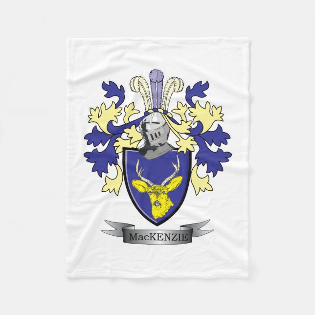 Couverture Polaire Manteau de crête de famille du Mackenzie des bras (Devant)