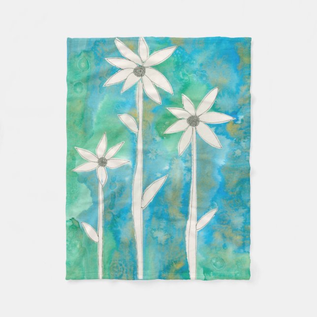 Couverture Polaire Marguerites savoureuses I (Devant)