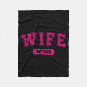 Couverture Polaire Mariage Enterrement de Vie de Garçon Femme et Mari