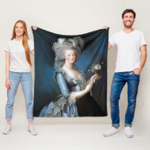 Marie Antoinette avec un rose