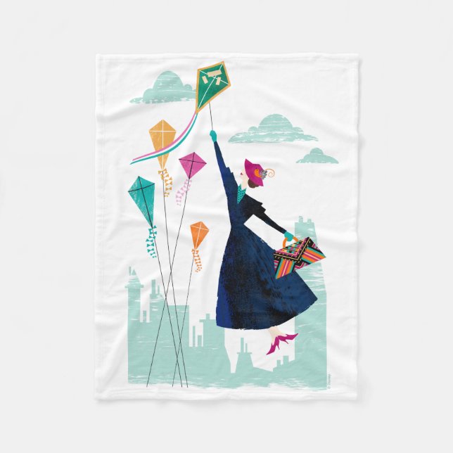 Couverture Polaire Marie Poppins| La magie dans l'air (Devant)
