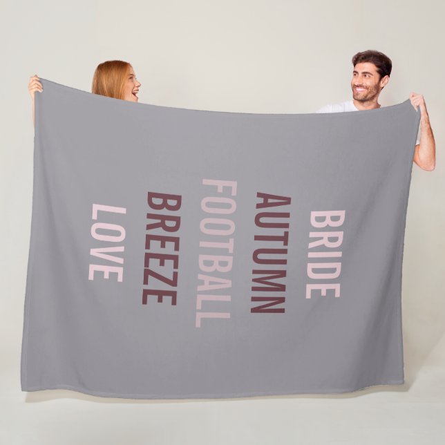Couverture Polaire Mariée d'automne Tailgate Douche Party Cosy (En situation)