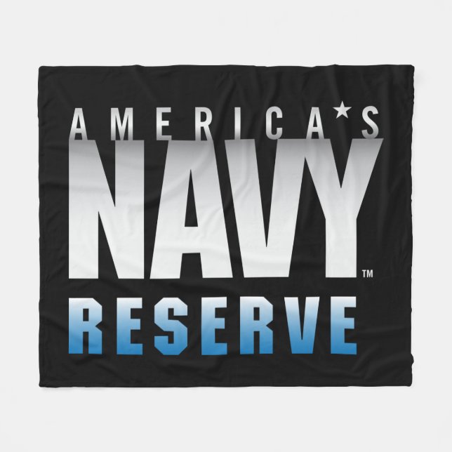 Couverture Polaire Marine américaine | Réserve navale américaine (Devant (Horizontal))