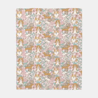 Couverture Polaire Marionnettes florales