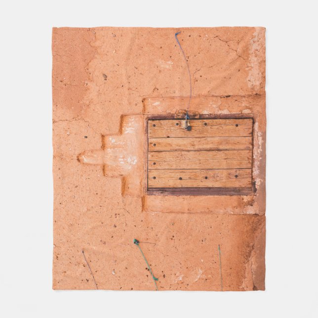 Couverture Polaire Marocain Traditionnel Texture De Fenêtre En Bois (Devant)