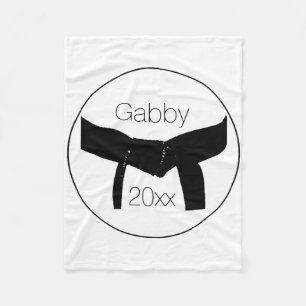 Couverture Polaire Martial Arts Basic Black Belt