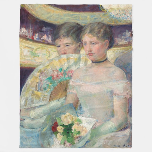 Couverture Polaire Mary Cassatt - Le Loge (Devant)