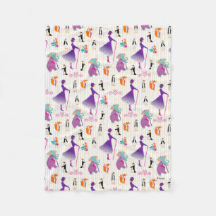 Couverture Polaire Mary Poppins et ses amis Motif rayé