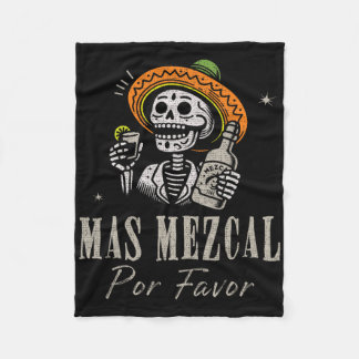 Couverture Polaire Mas Mezcal Por Favor Funny Cinco De Mayo Rtender M