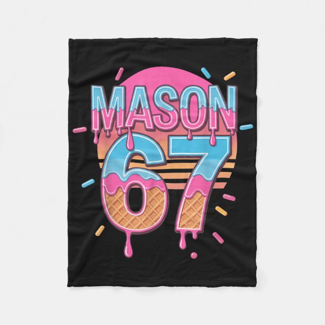 Couverture Polaire Mason 67 Mème Glace Bysebyll Drip  (Devant)