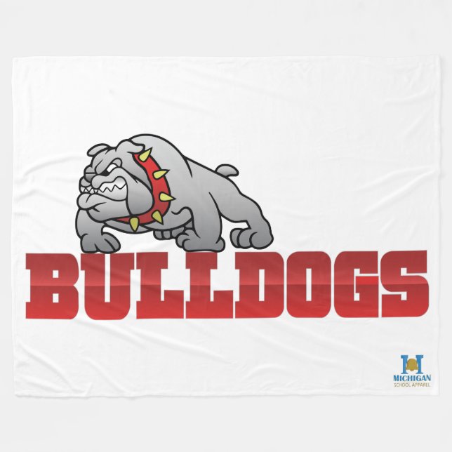 Couverture Polaire Mason Bulldogs #8 (Devant (Horizontal))