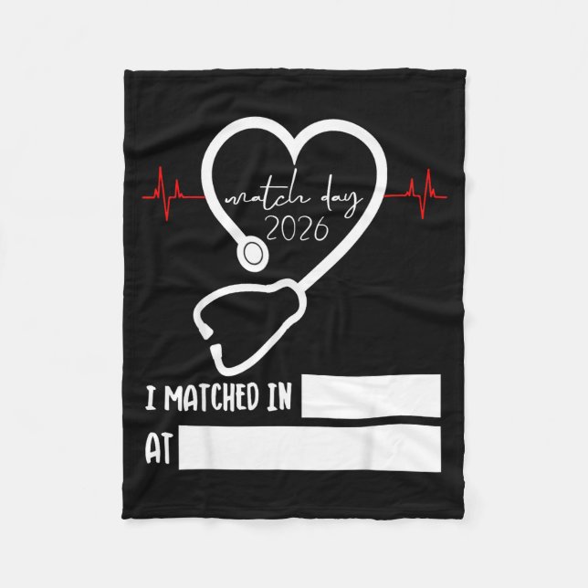 Couverture Polaire Match Day 2026 Future Doctor Physician Residency F (Devant)