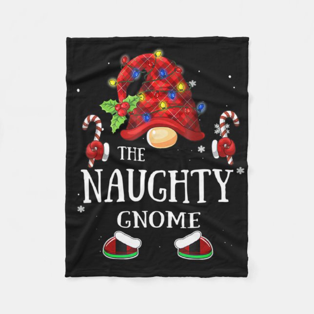 Couverture Polaire Matching Family The Naughty Gnome Christmas Group  (Devant)
