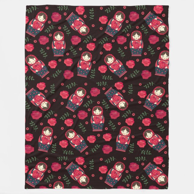 Couverture Polaire Matreshka (Devant)