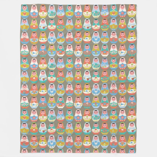 Couverture Polaire Matreshka Fleece Blanket (Devant)