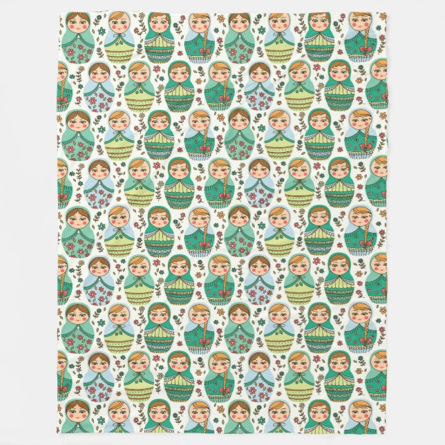 Couverture Polaire Matreshka Fleece Blanket (Devant)